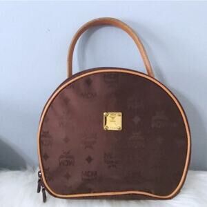 MCM vintage dome satchel monogram made in Germany EUC